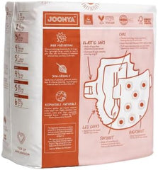 Joonya Baby Diapers, Size 4 L (15-31 Lb) - 6 Bags of 25 (150) - **New Range** - Nontoxic, Eco-Friendly, Ultra Slim, Overnight Use - Made in Denmark