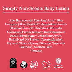 Earth Mama Simply Non-Scents Baby Lotion for Dry Skin, Unscented, 8-Fluid Ounce