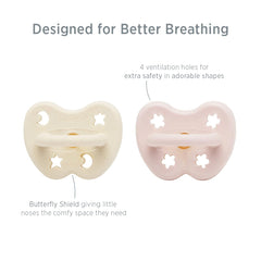 Natural Rubber Pacifer 2 pack