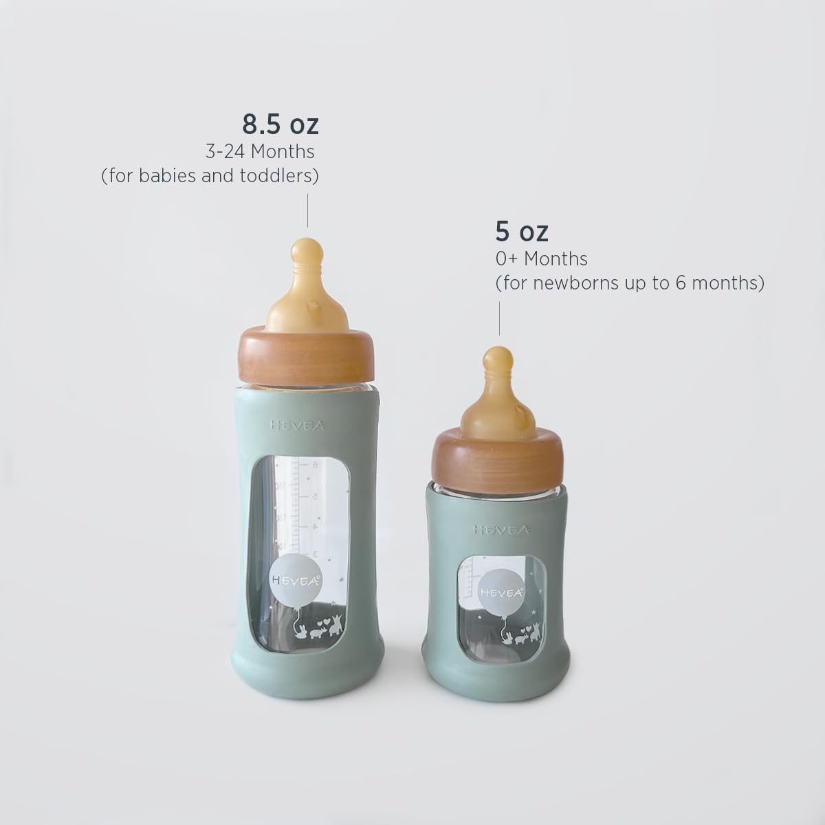 Wide Neck Baby Glass Bottle