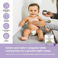 Organic Baby Day & Night Cough Syrups + Chest Rub bundle