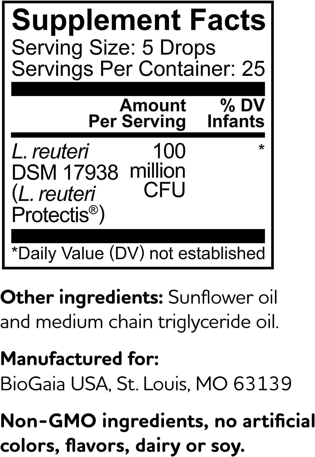 BioGaia Protectis baby drops