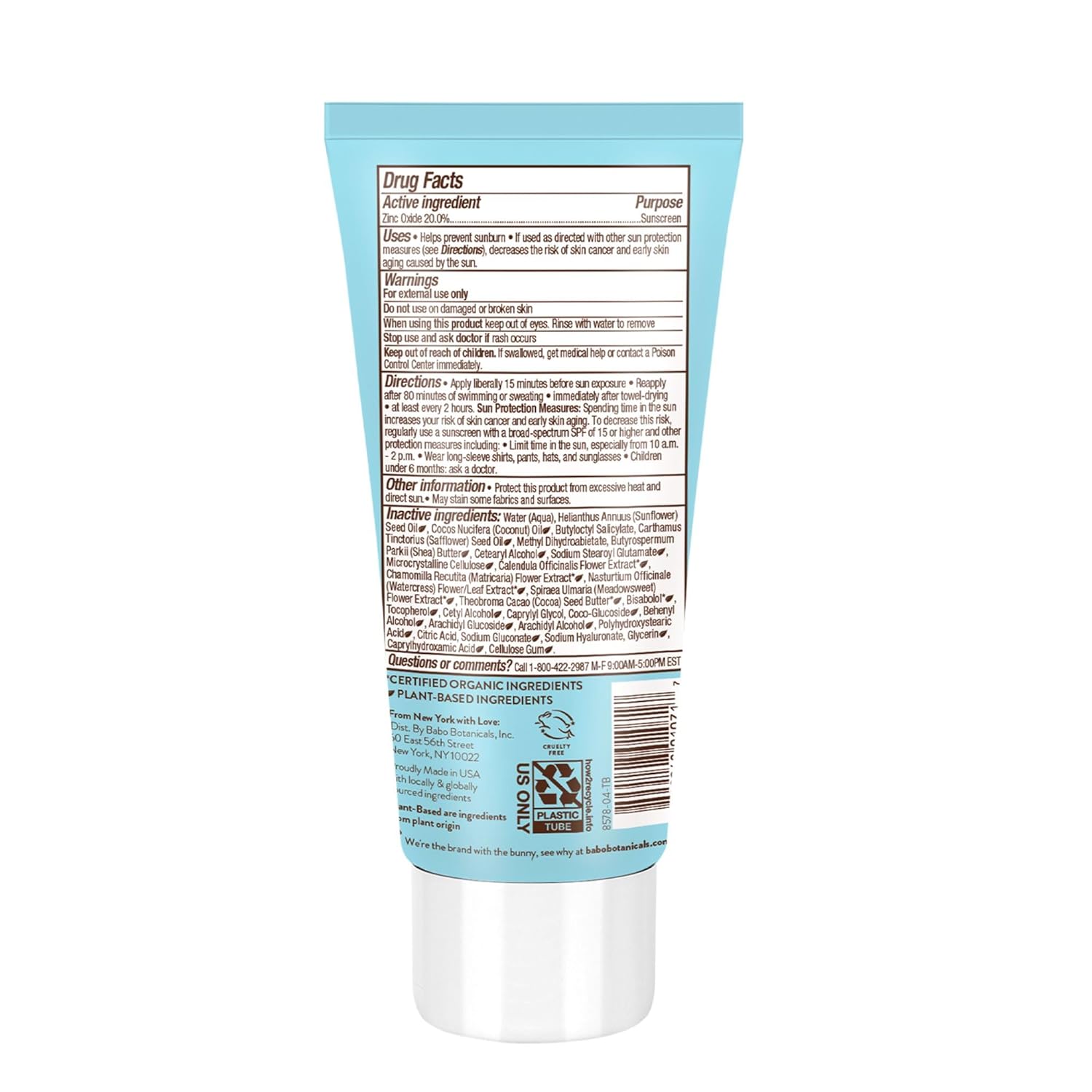 Sensitive Baby Mineral Sunscreen Lotion SPF50 