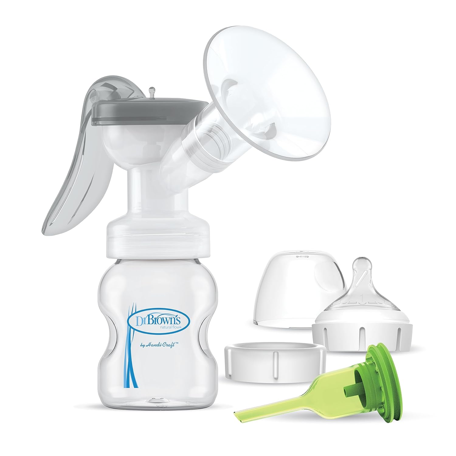 Dr. Brown’s Manual Breast Pump with SoftShape 100% Silicone Shield