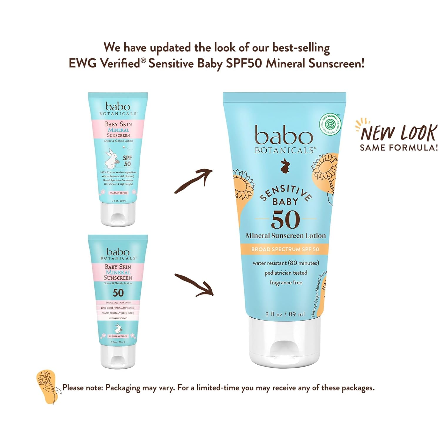 Sensitive Baby Mineral Sunscreen Lotion SPF50 