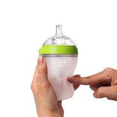 Comotomo Baby Bottle, Green, 8 Oz (2 Count)