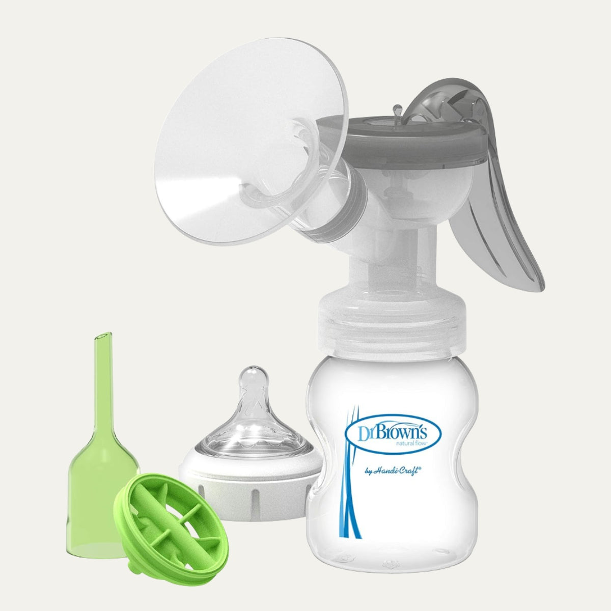 Dr. Brown’s Manual Breast Pump with SoftShape 100% Silicone Shield