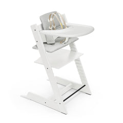 Tripp Trapp High Chair from Stokke, Natural - Adjustable, Convertible Chair for Children & Adults - Includes Baby Set with Removable Harness for Ages 6-36 Months - Ergonomic & Classic Design