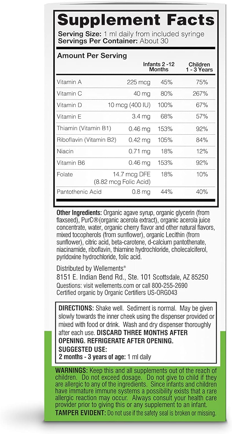 Organic Multivitamin Drops