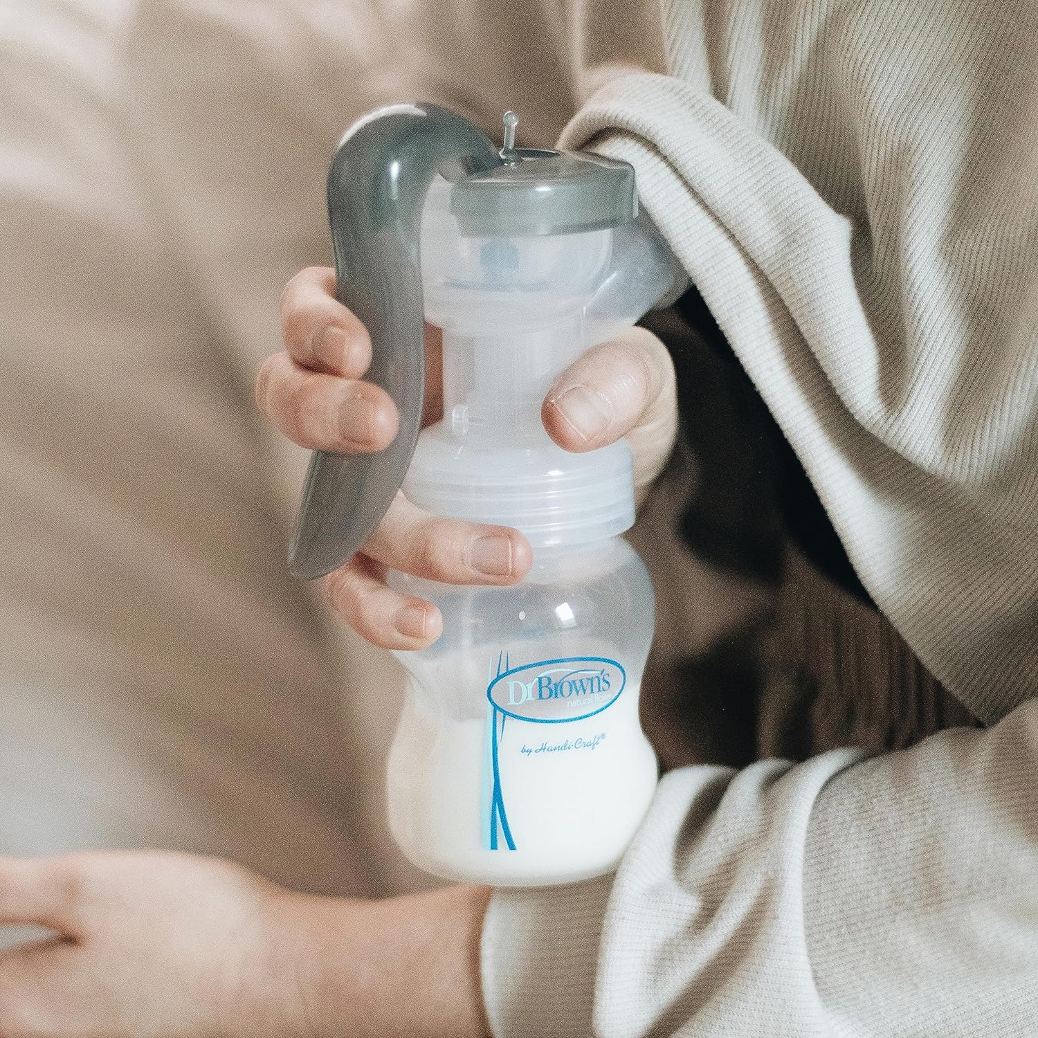 Dr. Brown’s Manual Breast Pump with SoftShape 100% Silicone Shield