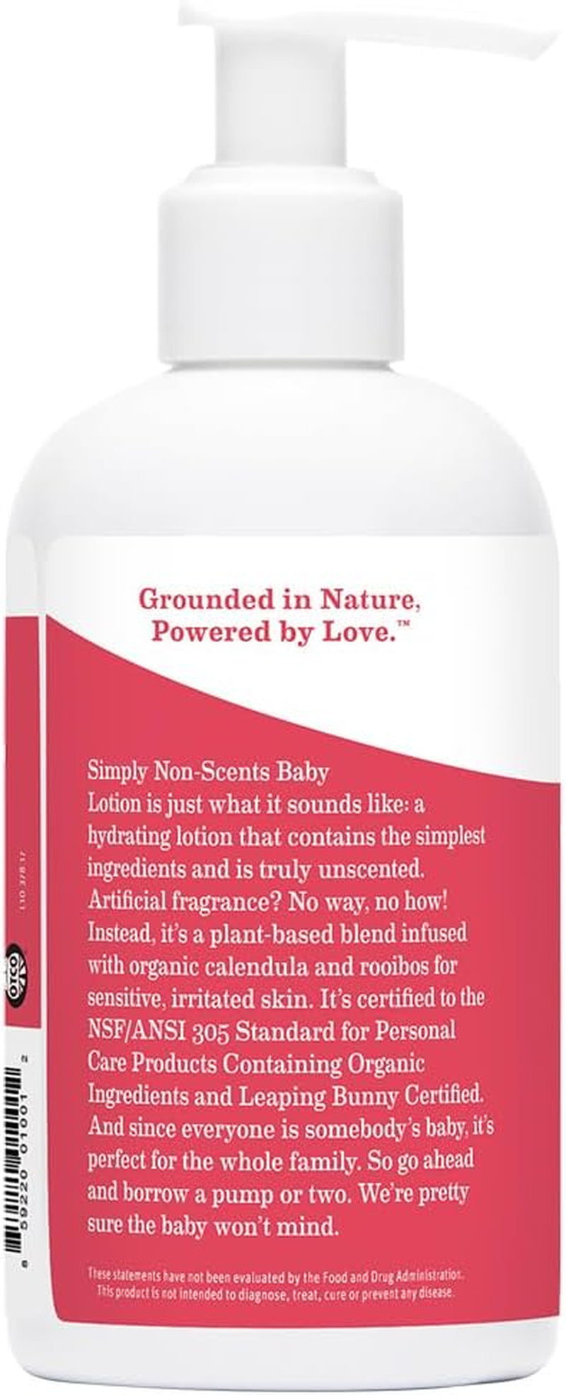 Earth Mama Simply Non-Scents Baby Lotion for Dry Skin, Unscented, 8-Fluid Ounce